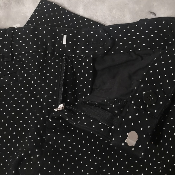 Gap Black and White Polka Dot Pants Size 0 R  #094 - Picture 7 of 10
